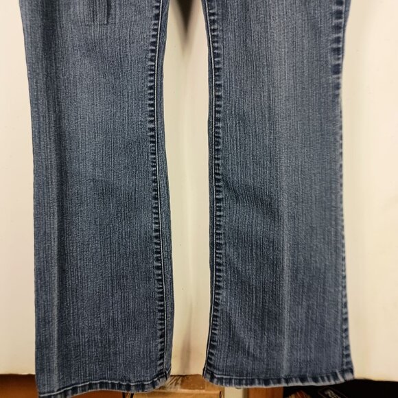 Liz Claiborne Classic Fit Bootcut Leg Jeans Size 14 36x30 Blue - Picture 7 of 11